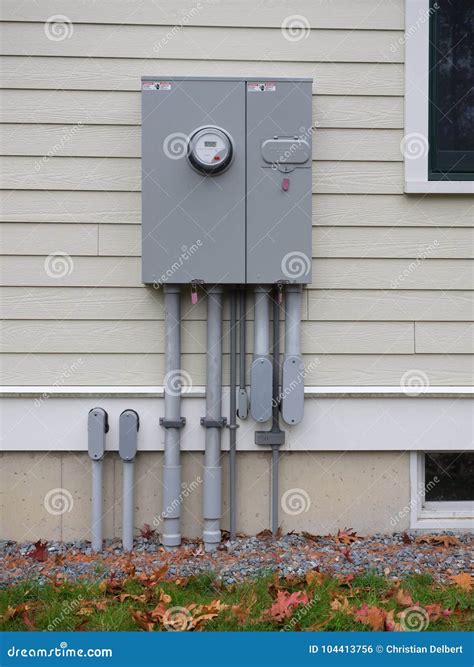 electric box outside house|residential electrical panel box.